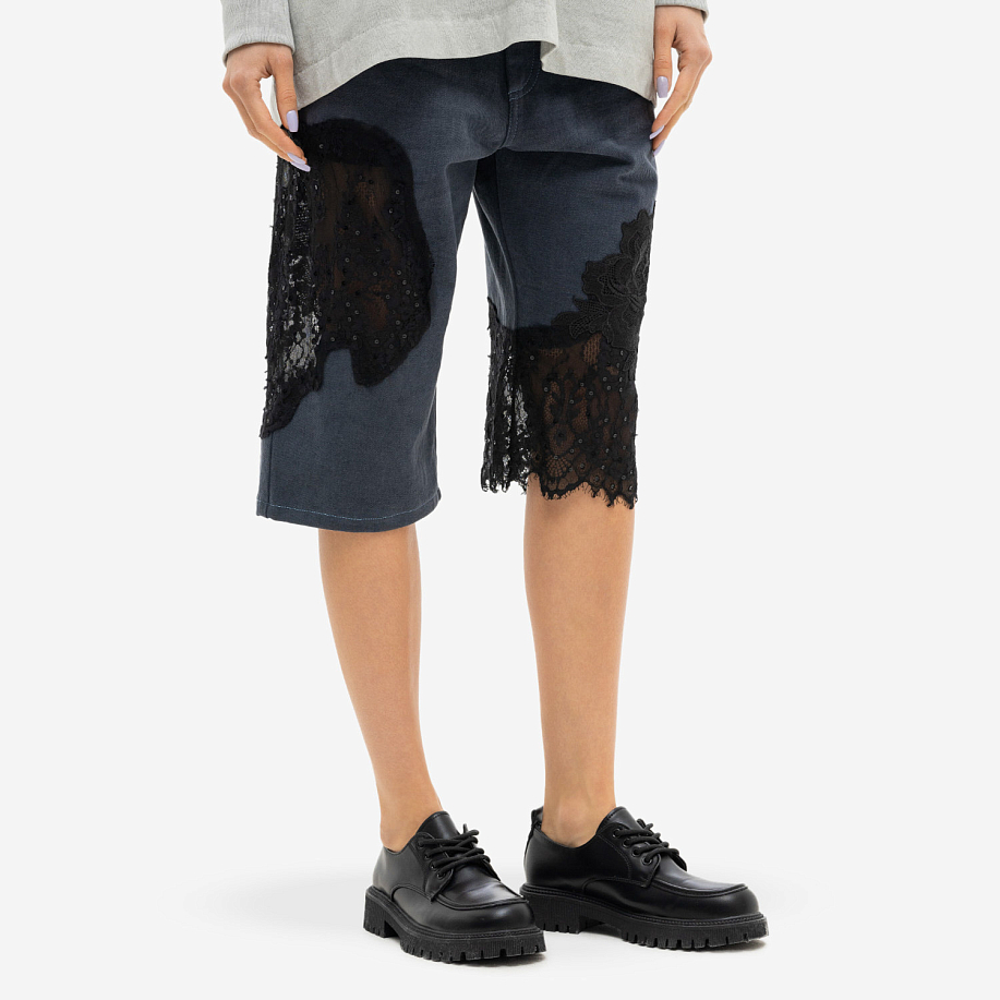 Джинсовые шорты COLLINA STRADA MIKAELA JORTS - 2 фото Джинсовые шорты COLLINA STRADA MIKAELA JORTS в интернет магазине Peakwww.peakstore.ru - 2 фото