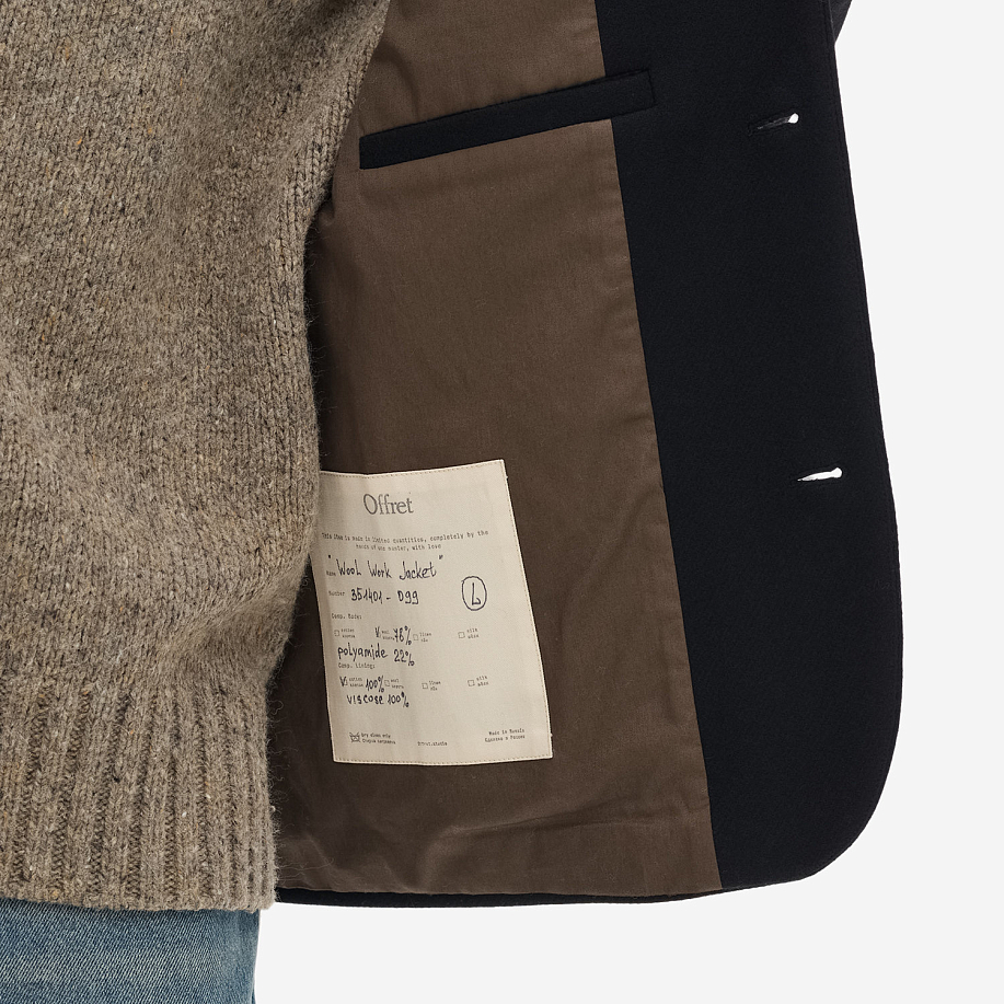 Пиджак OFFRET WOOL WORK JACKET в интернет-магазине Peak Conceptwww.peakstore.ru - 10 фото