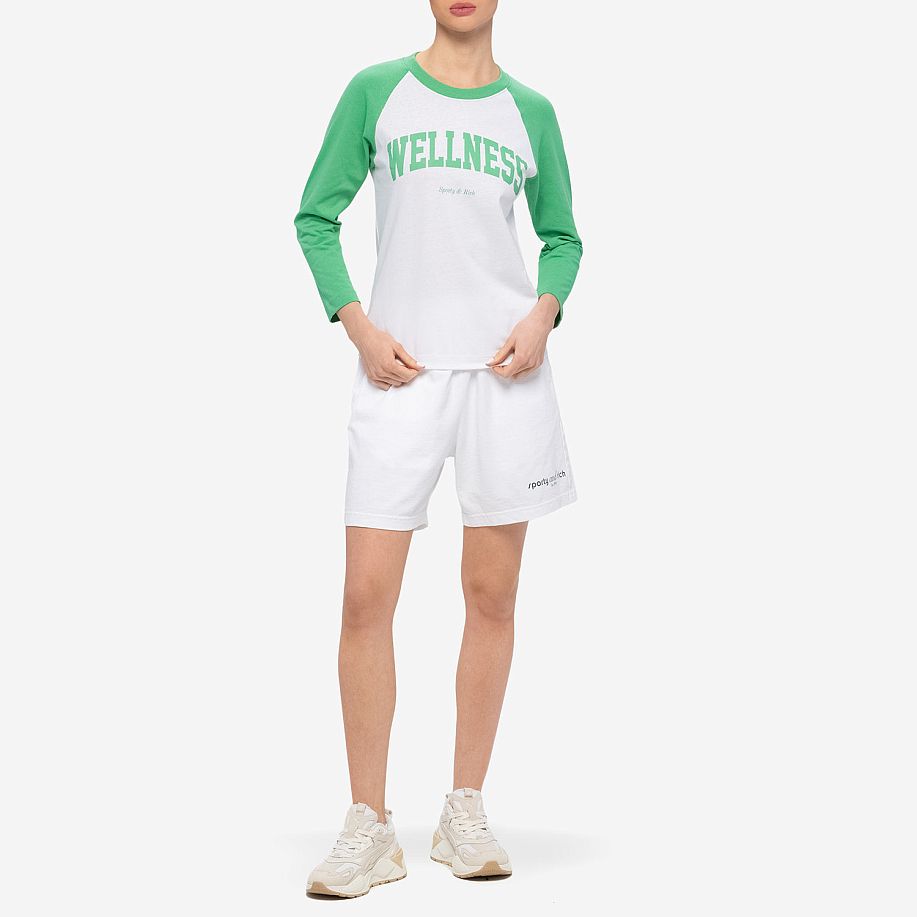 Лонгслив SPORTY & RICH WELLNESS IVY BASEBALL TEE - 4 фото Лонгслив SPORTY & RICH WELLNESS IVY BASEBALL TEE в интернет магазине Peakwww.peakstore.ru - 4 фото