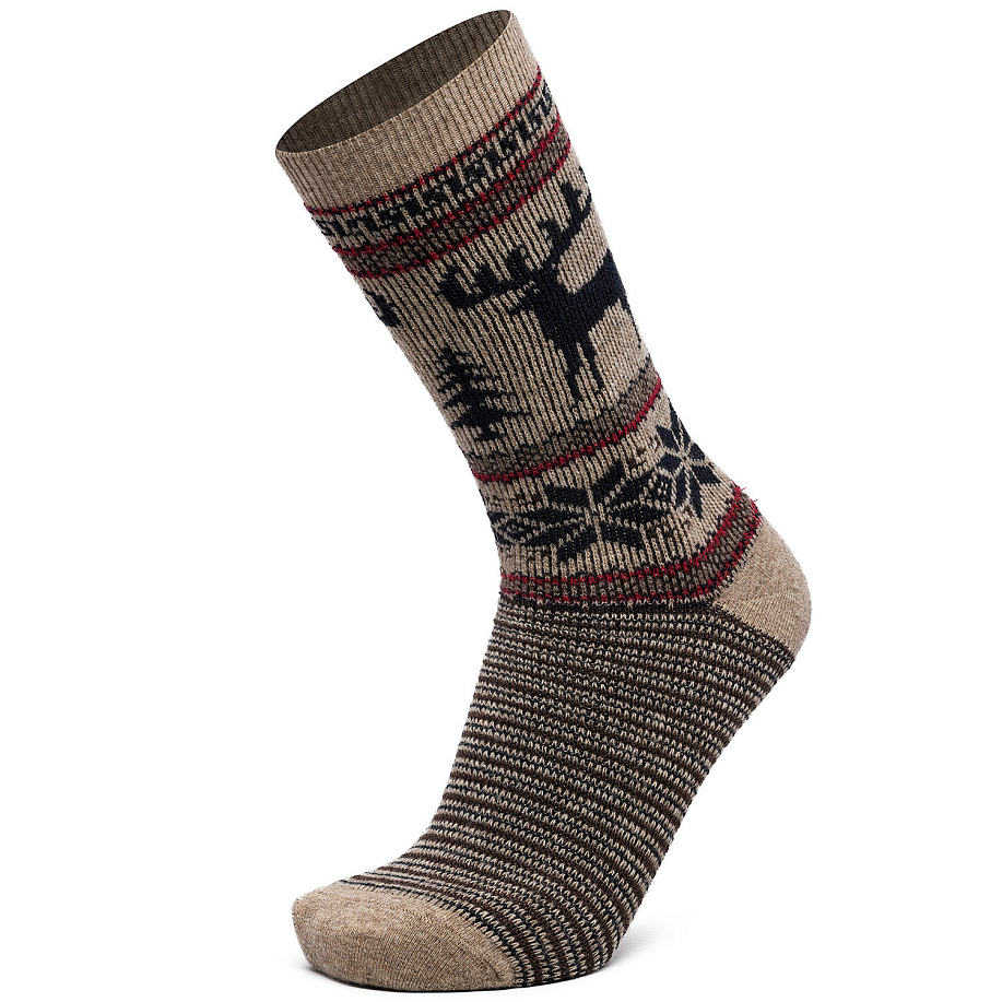 Носки ANONYMOUS ISM DEER SNOW JQ CREW BEIGE - 2 фото Носки ANONYMOUS ISM DEER SNOW JQ CREW в интернет магазине Peakwww.peakstore.ru - 2 фото