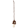 Брелок S.K. MANOR HILL MEDIUM MUSHROOM KEYCHN/NECKLACE BROWN
