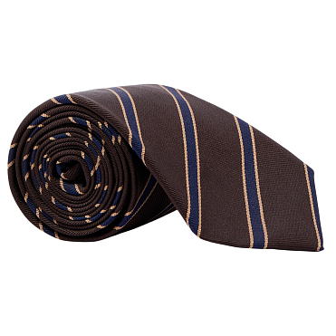 Галстук AURALEE Silk Stripe TIE SS26 
