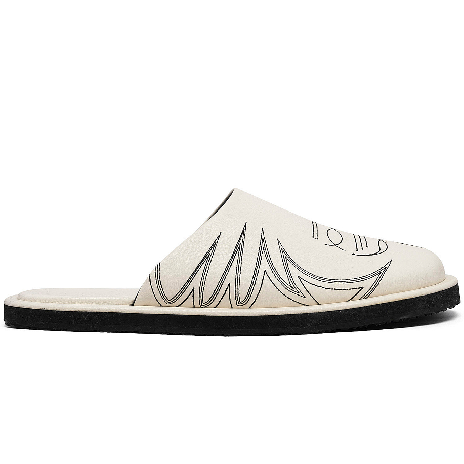 Тапочки ANDERSSON BELL WESTERN MULE SLIPPERS White - 1 фото Тапочки ANDERSSON BELL WESTERN MULE SLIPPERS в интернет магазине Peakwww.peakstore.ru - 1 фото