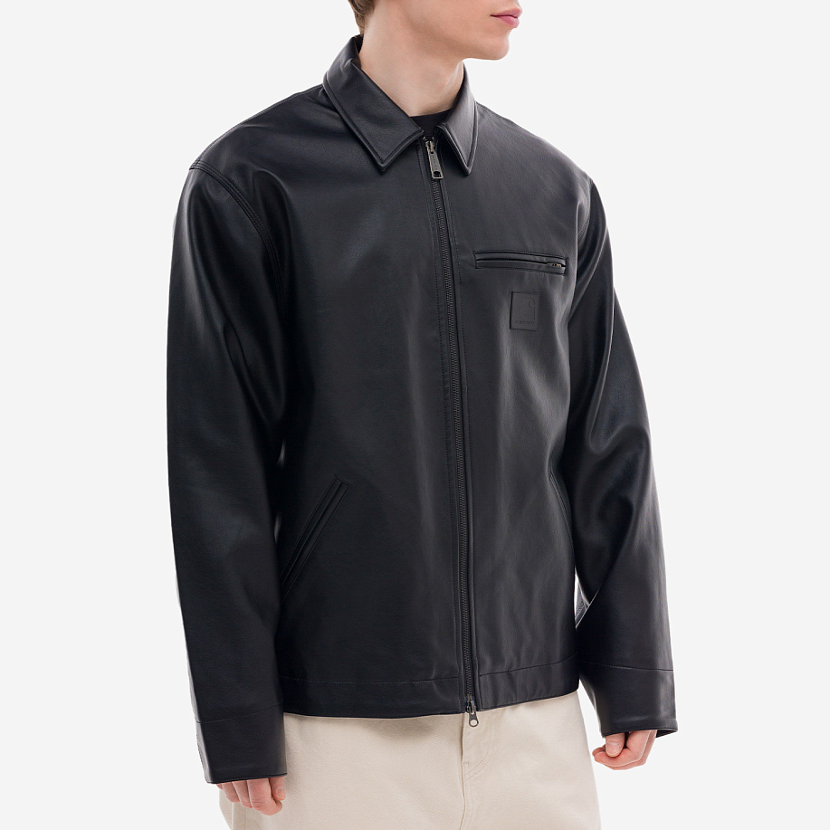 Куртка городская CARHARTT WIP DETROIT LEATHER JACKET - 5 фото Куртка городская CARHARTT WIP DETROIT LEATHER JACKET в интернет магазине Peakwww.peakstore.ru - 5 фото