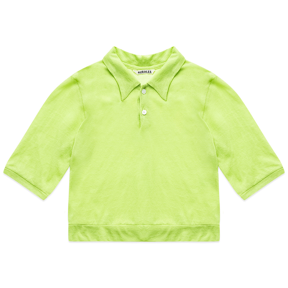 Поло AURALEE HARD TWIST COTTON GAUZE SHORT POLO в интернет-магазине Peak Conceptwww.peakstore.ru - 1 фото