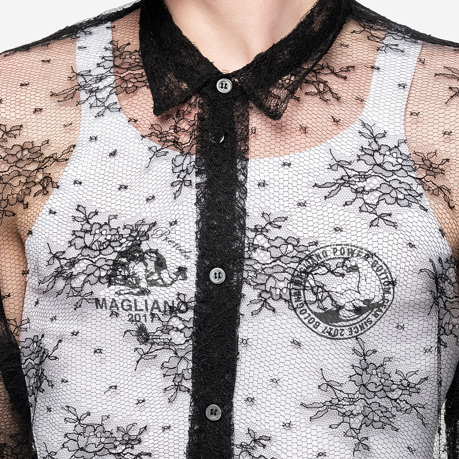 Рубашка MAGLIANO ROMANTICONE LACE SHIRT в интернет-магазине Peak Conceptwww.peakstore.ru - 5 фото