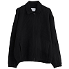 Куртка городская SSSTEIN GRADATION PLEATS TWIST SLEEVE ZIP JACKET BLACK