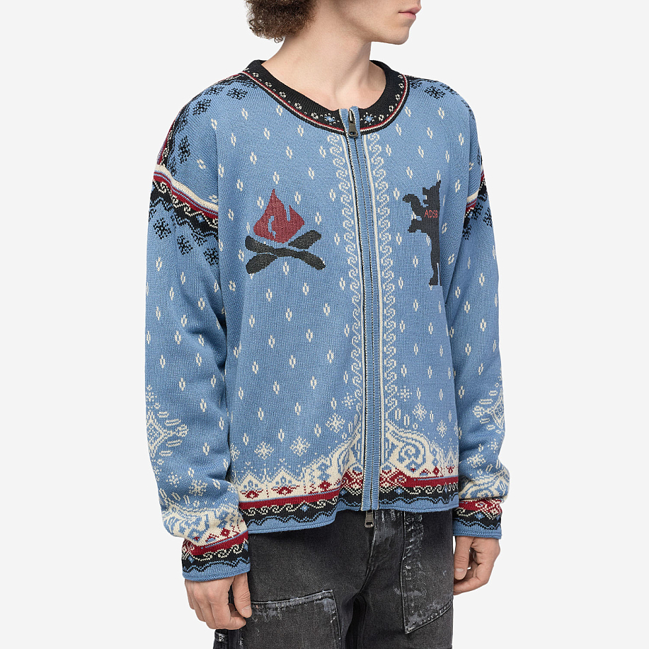 Кардиган ANDERSSON BELL FLAKE BEAR ZIP-UP JACKET - 3 фото Кардиган ANDERSSON BELL FLAKE BEAR ZIP-UP JACKET в интернет магазине Peakwww.peakstore.ru - 3 фото