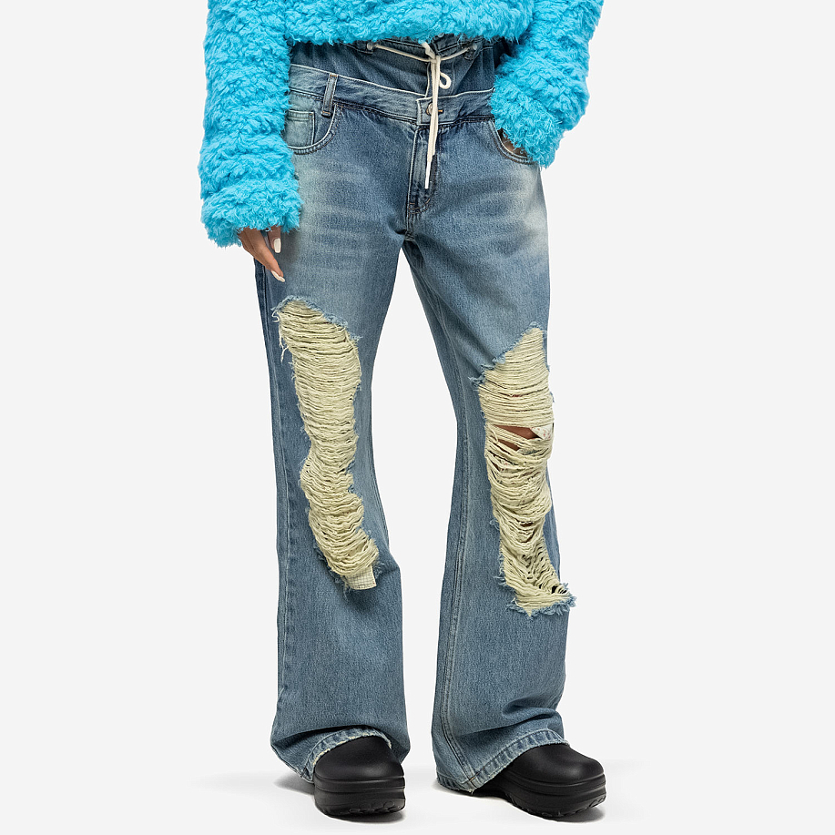 Джинсы ANDERSSON BELL BERIA STRING DOUBLE WAIST JEANS - 5 фото Джинсы ANDERSSON BELL BERIA STRING DOUBLE WAIST JEANS в интернет магазине Peakwww.peakstore.ru - 5 фото