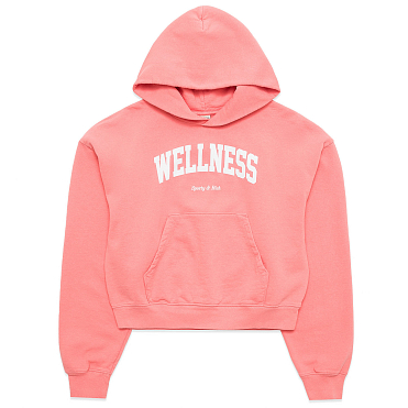 Толстовка Sporty & Rich Wellness IVY Cropped Hoodie SS23 Толстовка Sporty & Rich Wellness IVY Cropped Hoodie SS23