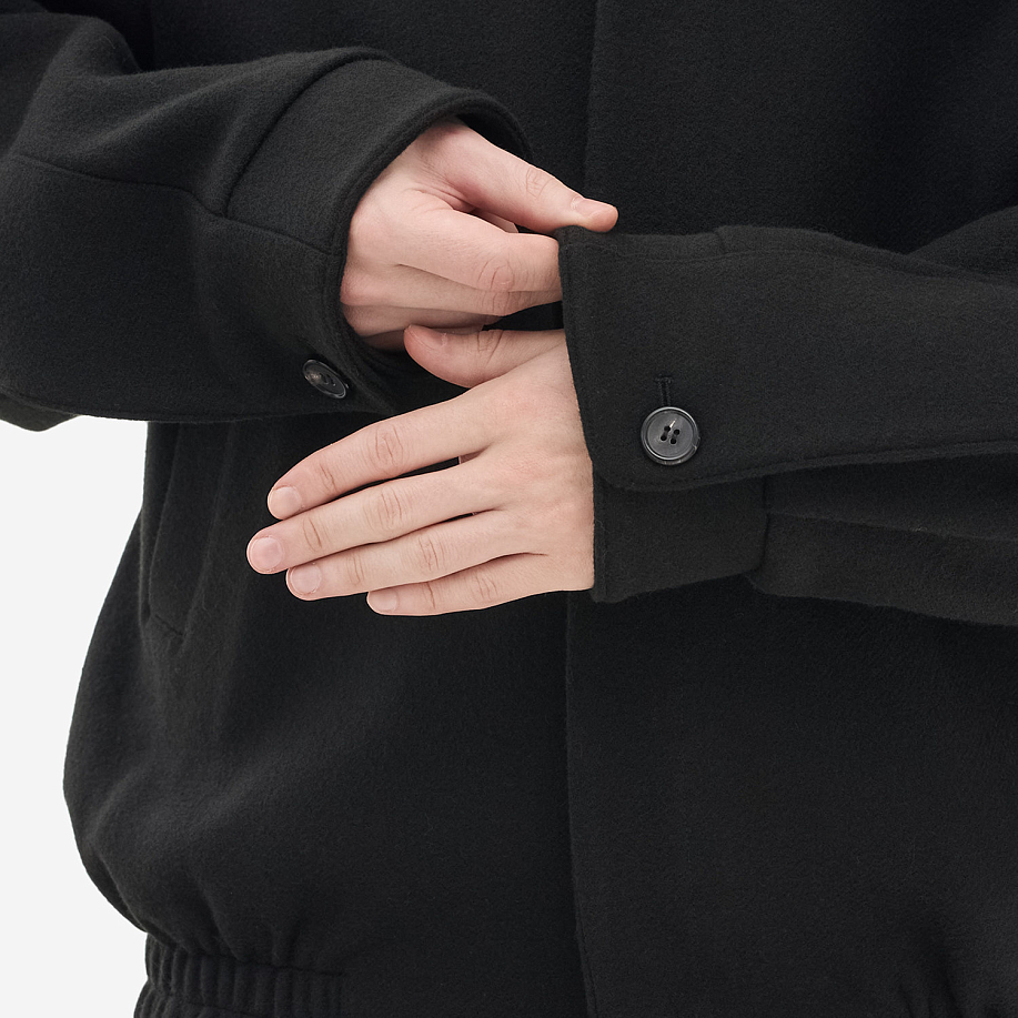 Бомбер OFFRET BLACK WOOL MOTOR JACKET в интернет-магазине Peak Conceptwww.peakstore.ru - 7 фото