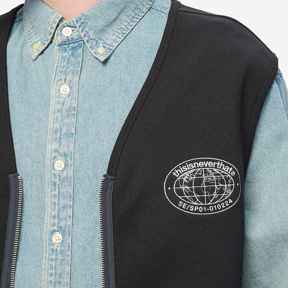 Жилет THISISNEVERTHAT ZIP SWEAT VEST в интернет-магазине Peak Conceptwww.peakstore.ru - 4 фото