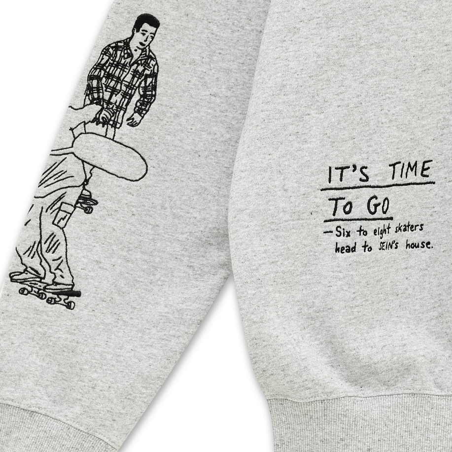 Толстовка THISISNEVERTHAT SKETCH EMBROIDERY CREWNECK - 10 фото Толстовка THISISNEVERTHAT SKETCH EMBROIDERY CREWNECK в интернет магазине Peakwww.peakstore.ru - 10 фото