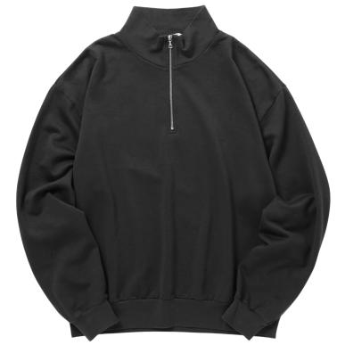 Толстовка AURALEE *SUPER HIGH GAUGE SWEAT HALF ZIP P/O в интернет-магазине Peak Concept