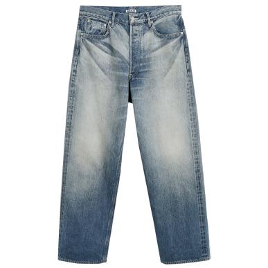 Джинсы AURALEE SELVEDGE FADED HEAVY DENIM PANTS в интернет-магазине Peak Concept