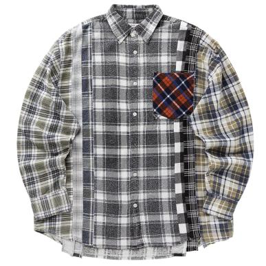 Рубашка NEEDLES REBUILD  FLANNEL SHIRT 7 CUTS SHIRT в интернет-магазине Peak Concept
